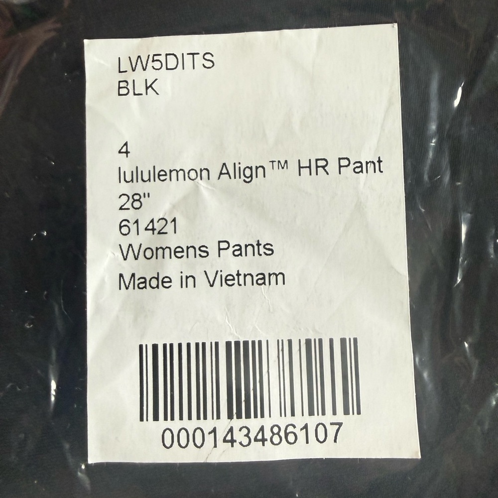 Lululemon Align HR Pant 28" Size 4 - Picture 3 of 4